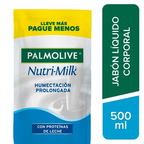 Jabón Liqudo Nutrmilk Doy Pack X 500 Ml Palmolive