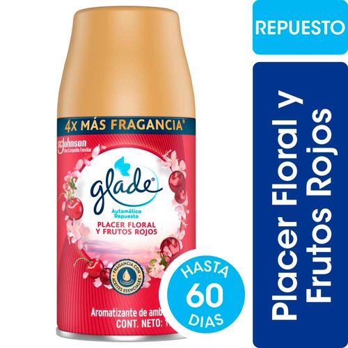 Aromatizador Automatico Frutos Rojos Repuesto 175 Cc Glade