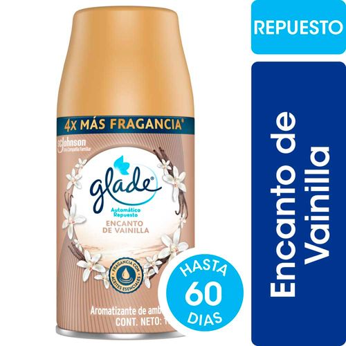 Aromatizador Automatico Vainilla Repuesto 175 Cc Glade