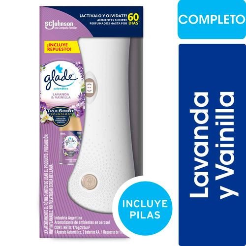 Aparato Automatico + Repuesto 175 Cc lavanda Vainilla Glade