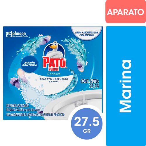 Canasta Sólida Inodoro Marina Aparato  Repuesto 27,5 Gr Pato