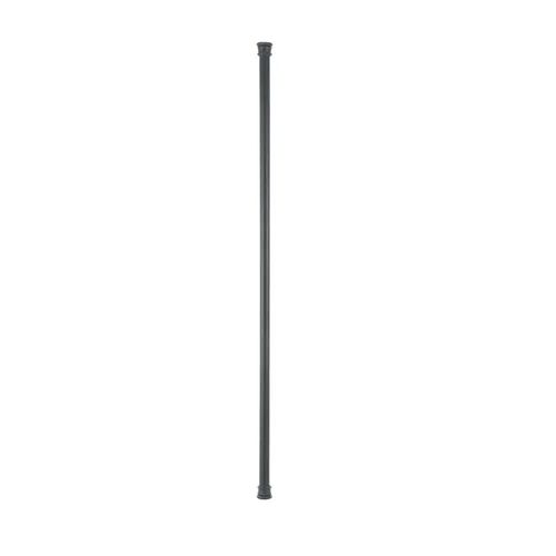 Barral Extensible Baño 104-193cm Negro-s/m