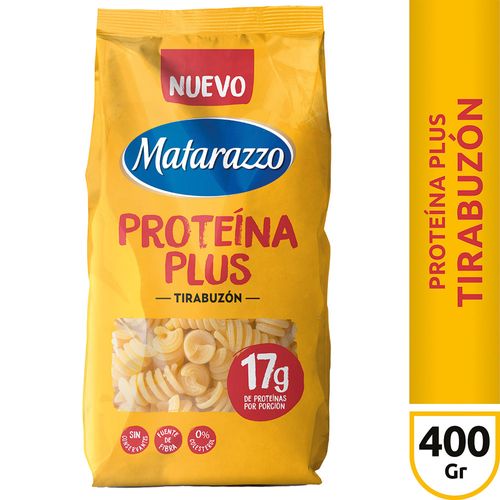 Fideos Protein Tirabuzon 400g Matarazzo