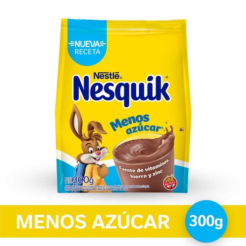 Nesquik® Original Cacao En Polvo Menos Azúcar X 300gr