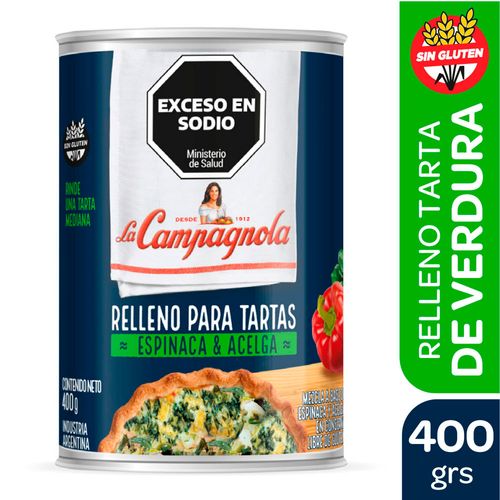 Relleno Para Tarta Verdura X 400 Gr La Campagnola