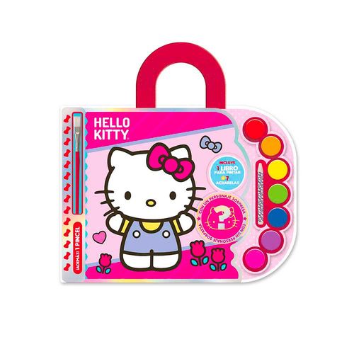 Libro Hello Kitty-blister Acuarela Vertice