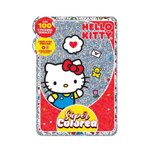 Libro Hello Kitty-super Colorea Vertice