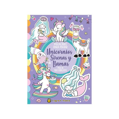 Libro Megalibro Para Pintar Unicornios Guadal