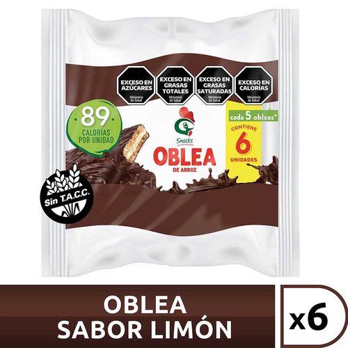 Oblea De Arroz Snacks 6 Un Gallo