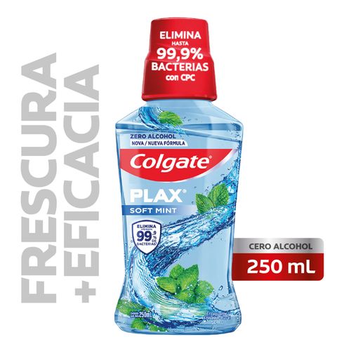 Enjuague Bucal Plax Soft Mint 250 Ml Colgate