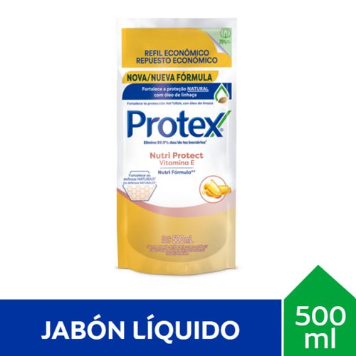 Jabón Líquido Vitamina E Doypack 500 Ml Protex