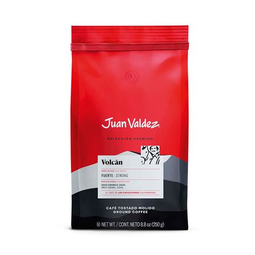 Café Espresso Molido Volcán Juan Valdez Premium 250 Gr