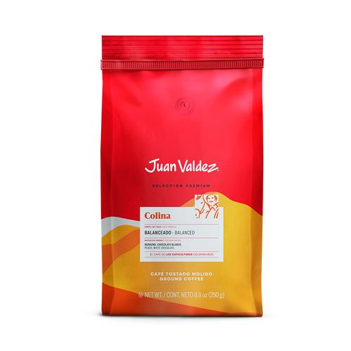 Café Balanceado Molido Colina Juan Valdez Premium 250 Gr