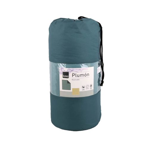 Plumon Pluma Liso Qp Jade Bicolor Krea