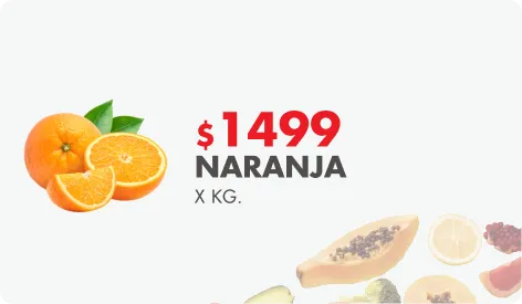 $1499 en Naranja x kg