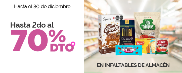 Hasta 2do al 70% en Almacén
