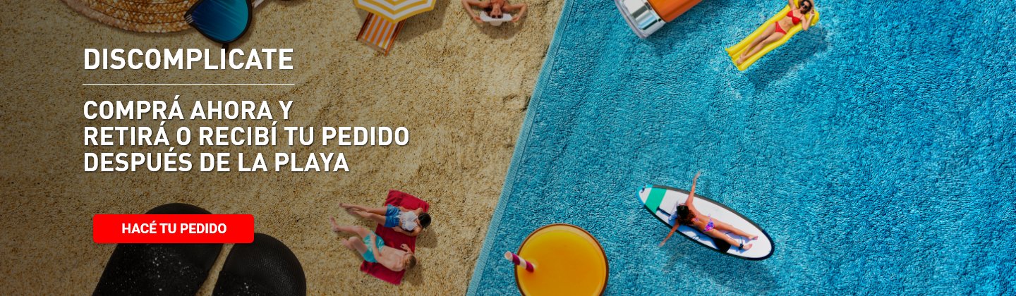 Comprá Ahora y retirá tu pedido después de la playa