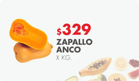 $329 en Zapallo Anco x Kg