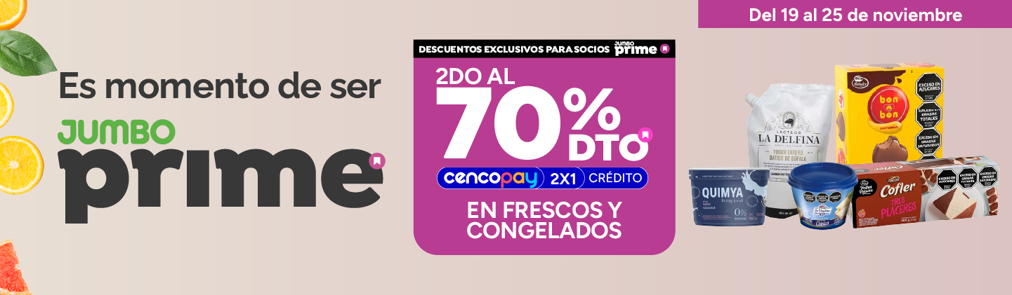 Jumbo Prime|2do al 70%
