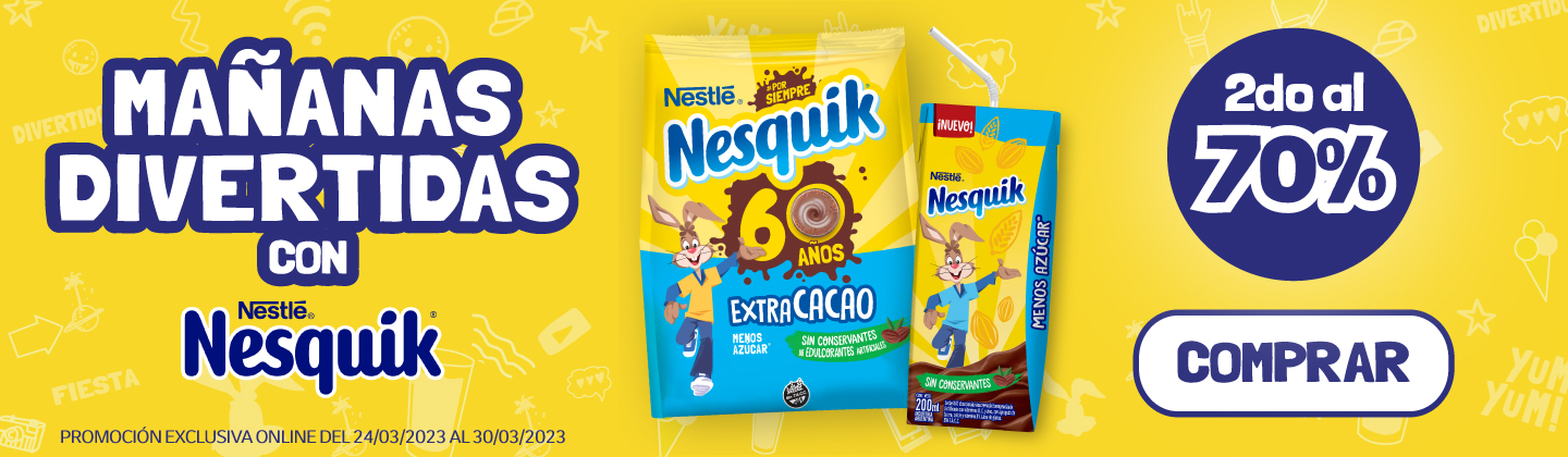 Disco | CM_2do al 70% en seleccionados de Cacao Nesquik