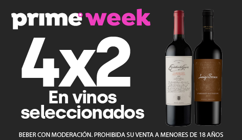 4x2 en Vinos | Prime Week