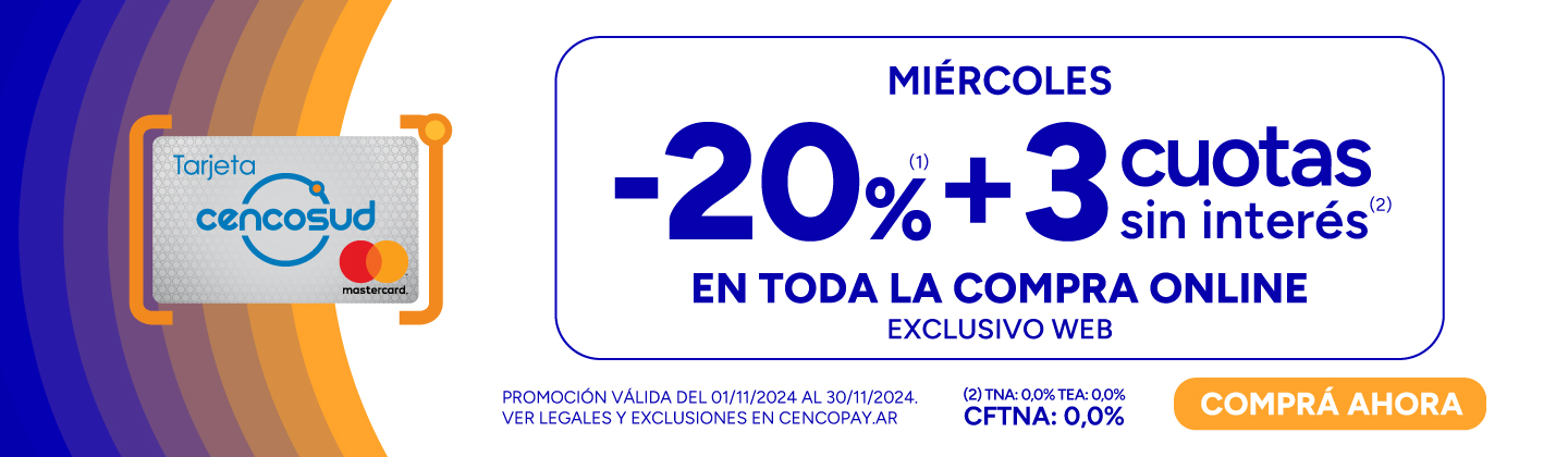 30%+ 3 CSI en Toda la Compra