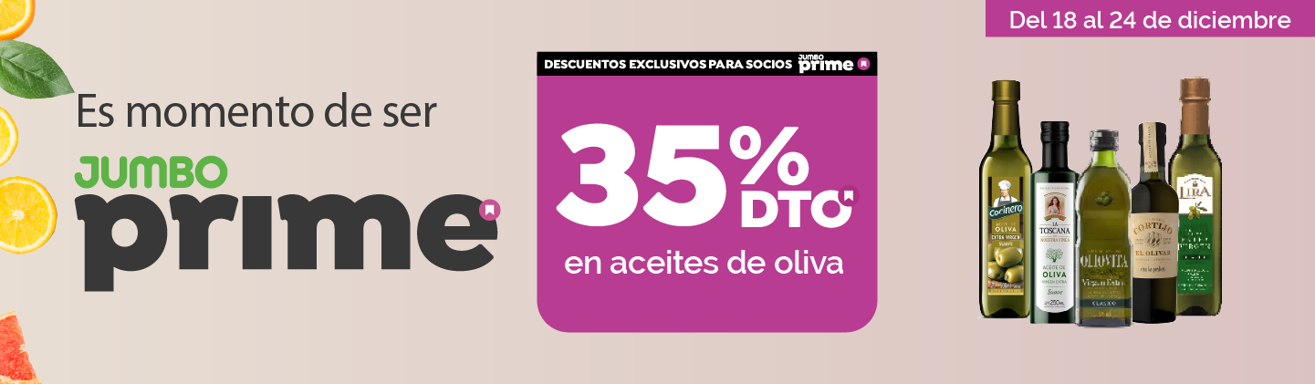 35% en Aceites de Oliva