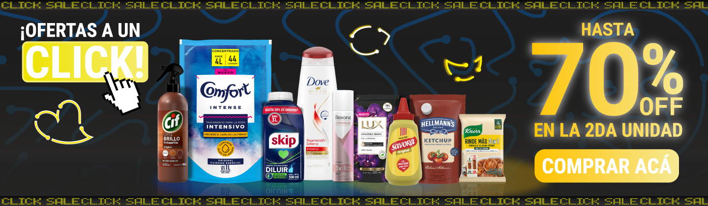 Hasta 70% en la 2da unidad en productos seleccionados  - Click Sale | Unilever