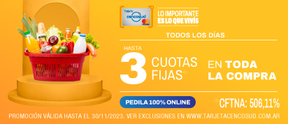 Hasta 3 CF en toda tu compra