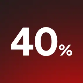 40%