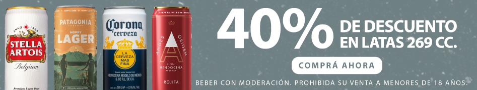 Hasta 40% Andes, Stella y más