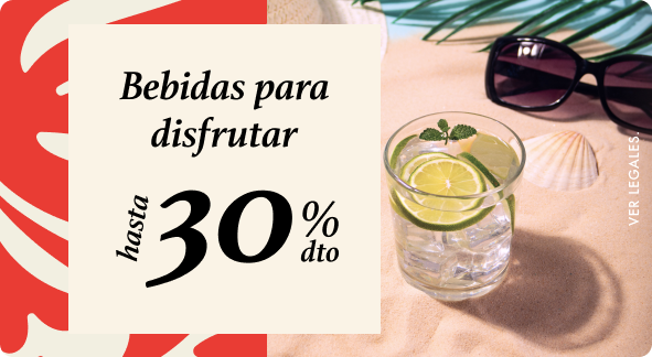 Hasta 30% en Bebidas con Alcohol