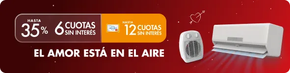 Hasta 35% y 6CSI en Aires Acondicionados y Calefacción | Hot Sale Disco