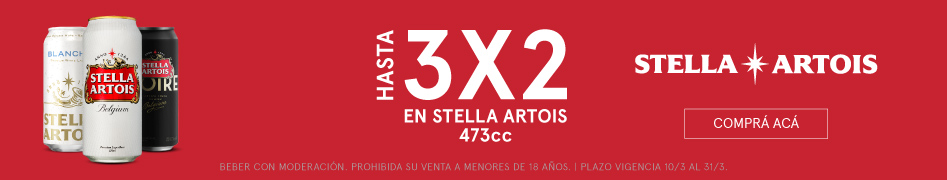 Disco | CM_Hasta 3x2 en Cervezas seleccionadas Stella Artois