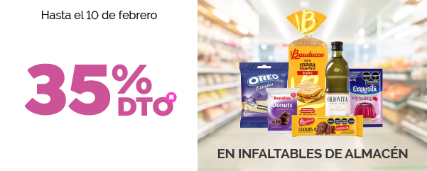  35% en Infaltables de Almacén