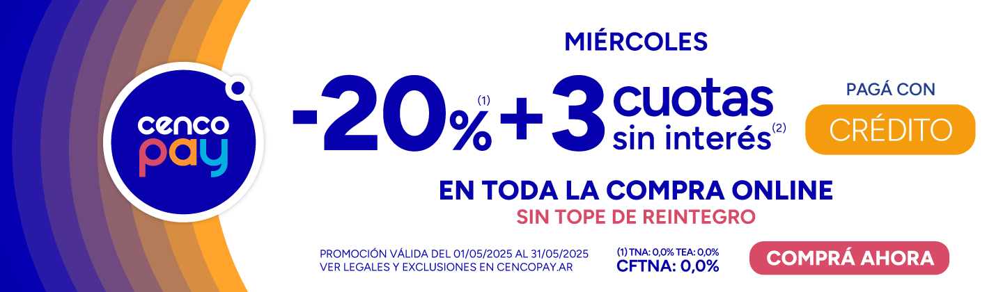 20%+ 3 CSI en Toda la Compra