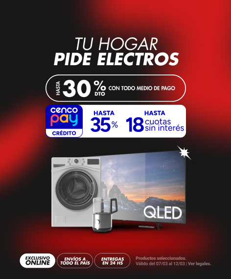 Hasta 30% en Electro