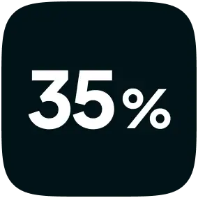 35%