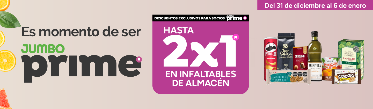 Jumbo Prime |Hasta 2x1