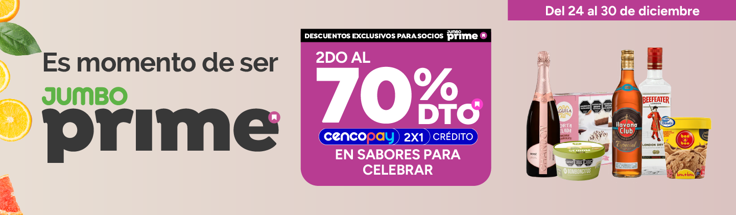 Jumbo Prime |2do al 70%