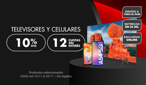 Televisores y Celulares