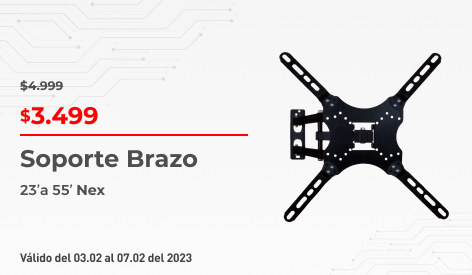 Disco | Soporte Brazo 23' A 55' Nex