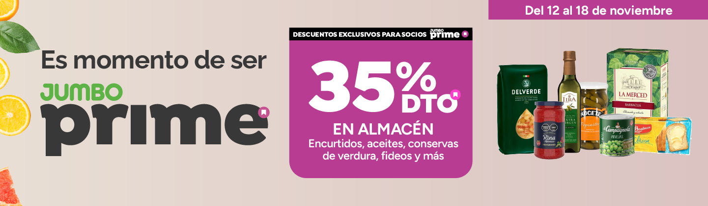 Jumbo Prime |35% en Seleccionados de Almacén
