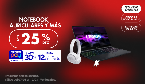 Hasta 25% en Electrónica