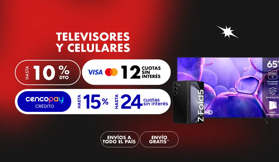 TV, Celulares y más