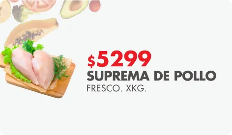 $5299 en Suprema de pollo fresca x Kg