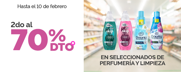 2do al 70% en Perfumería y Limpieza