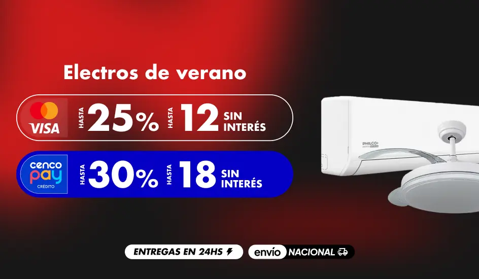 HASTA 25% EN AIRES ACONDICIONADO Y VENTILACIÓN