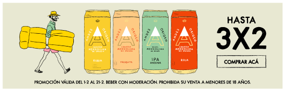 Disco | Hasta 3x2 en cervezas seleccionadas Andes Origen